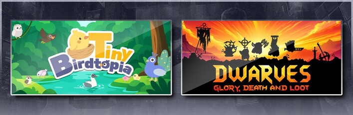 Tiny Birdtopia & Dwarves: Glory, Death and Loot