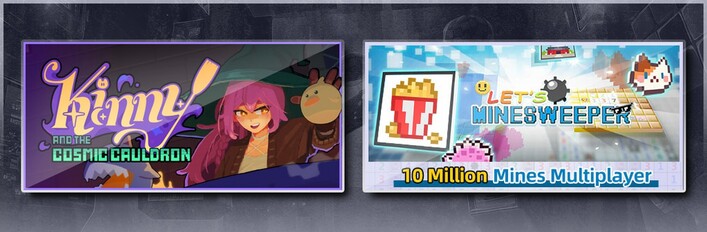Kinny and the Cosmic Cauldron & Let's Minesweeper