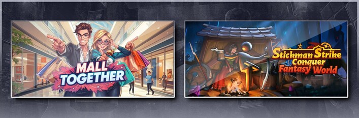 Mall Together & Stickman Strikes: Conquer Fantasy World