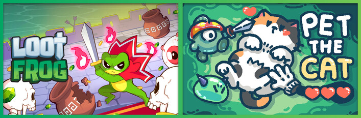 Loot Frog + Pet the Cat
