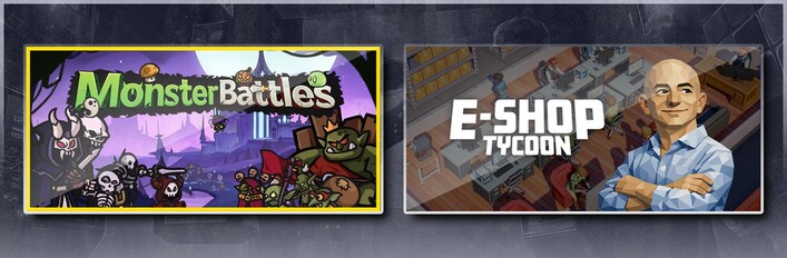 Monster Battles & E-Shop Tycoon