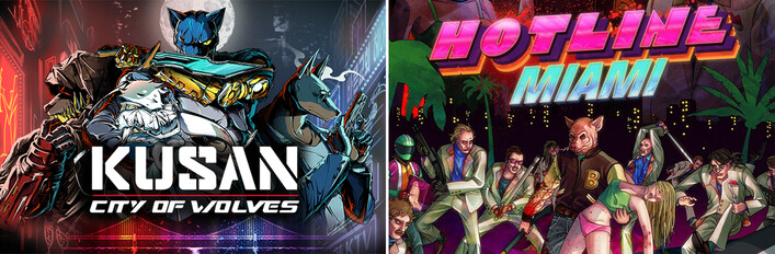 Hotline Miami x Kusan: City of Wolves
