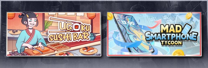 Ugoku Sushi Bar & Mad Smartphone Tycoon