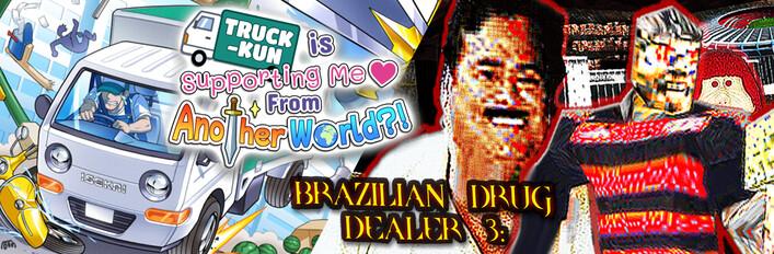 Truck-kun opened a portal to hell in the favela trying to revive Mit Aia and is being supported from another world!