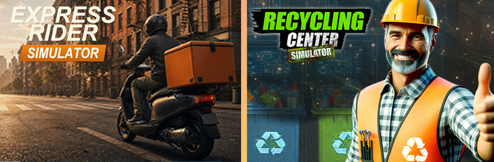 Express Rider x Recycling Center Simulator