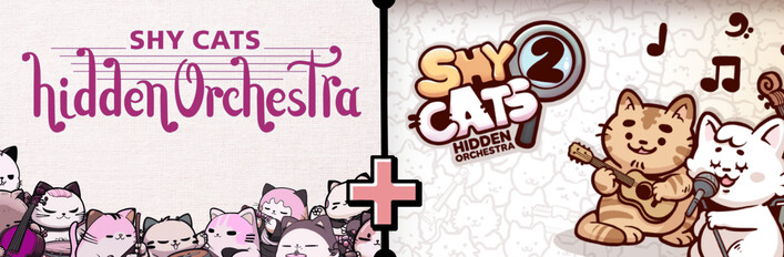 TWO GAMES: Shy Cats 1 + 2