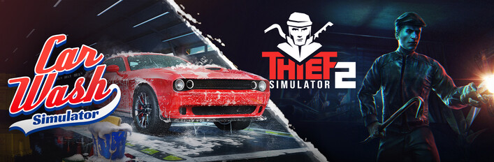 Car Wash Simulator x Thief Simulator 2
