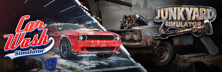 Car Wash Simulator x Junkyard Simulator