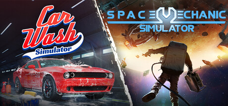 Car Wash Simulator x Space Mechanic Simulator