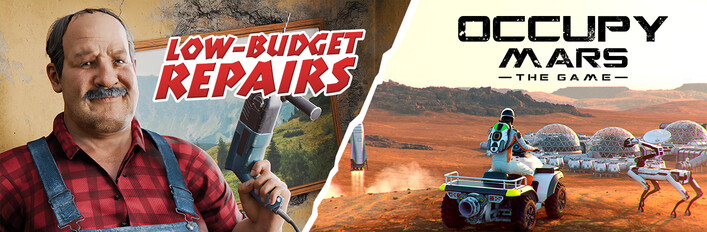 Low-Budget Repairs and Occupy Mars: The Game