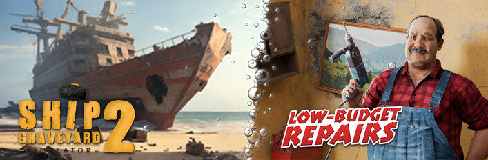 Ship Graveyard Simulator 2 x Low-Budget Repairs