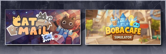 Boba Cafe Simulator & Cat Mail Co.