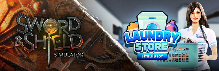 Sword 'n Shield x Laundry Store Simulator