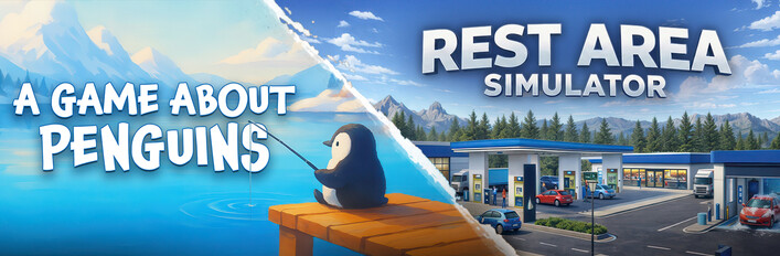 Penguins x Rest Area Simulator