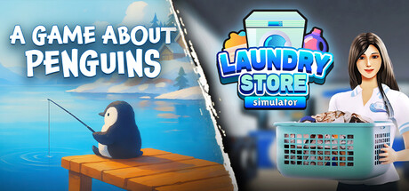 Penguins x Laundry Store Simulator
