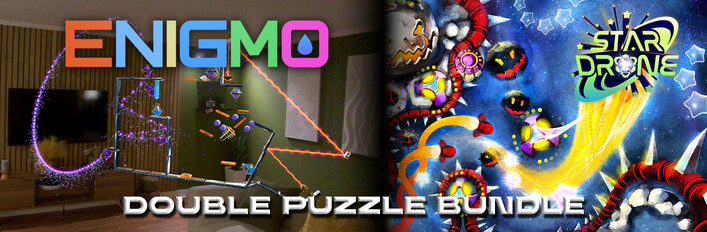 Enigmo+StarDrone Double VR Puzzle Steam Frame launch