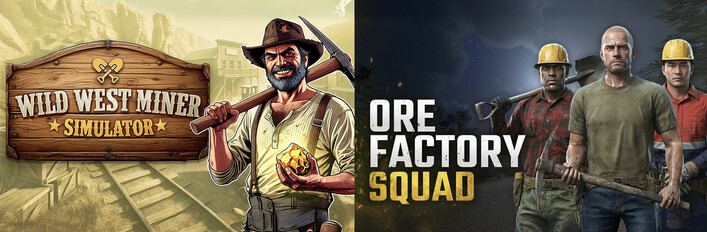 Mine in the Wild West and in Ore Factory