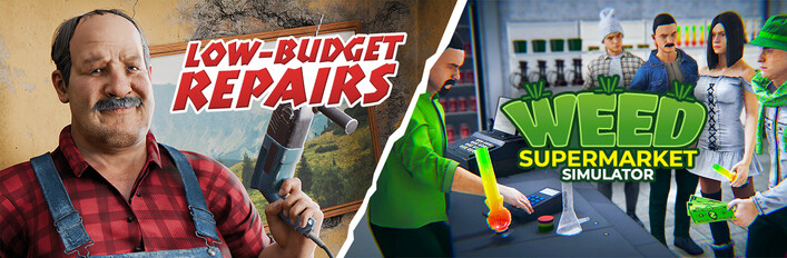 Low-Budget Repairs and Weed Supermarket Simulator