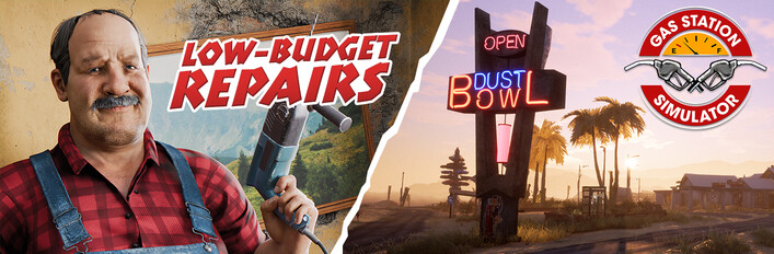 Low-Budget Repairs and Gas Station Simulator