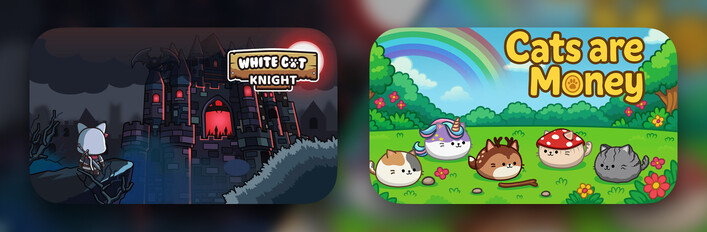 Cats Are Money & White Cat Knight