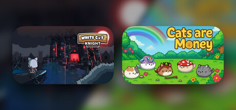 Cats Are Money & White Cat Knight