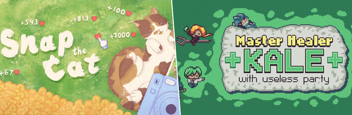 Snap the Cat + Master Healer Kale with useless party