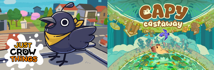Crow and Capybara