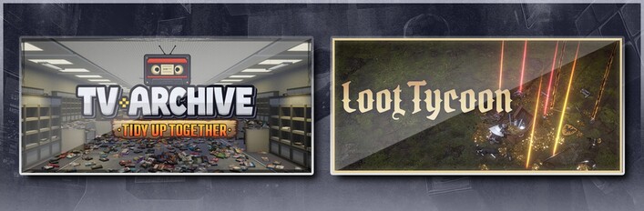 TV Archive: Tidy Up Together & Loot Tycoon