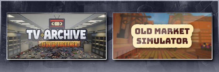 TV Archive: Tidy Up Together & Old Market Simulator