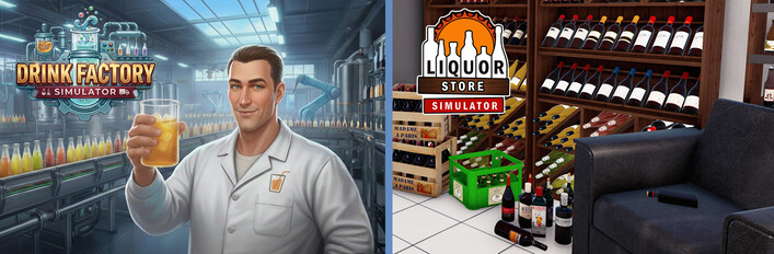 Drink Factory x Liquor Store Simulator
