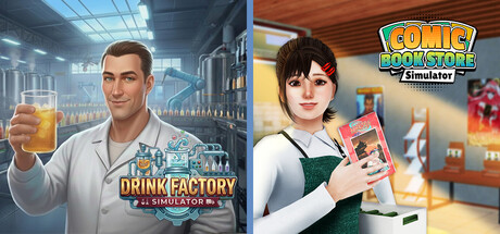 Drink Factory x Comic Book Store Simulator