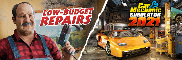 Low-Budget Repairs and Car Mechanic Simulator 2021