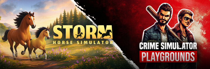 Storm Horse Simulator x Crime Simulator: Playgrounds