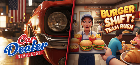 Car Dealer Simulator x Burger Shift: Team Rush