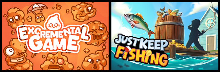 Excremental Game x Just Keep Fishing