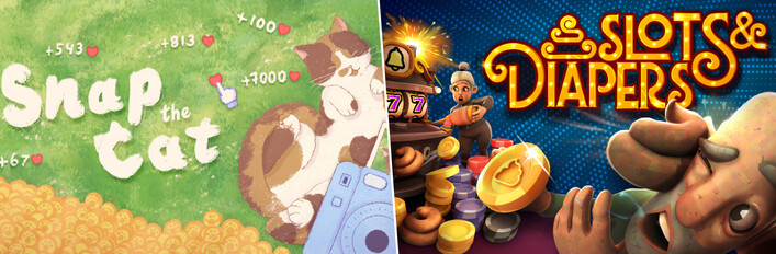 Snap the Cat + Slots & Diapers