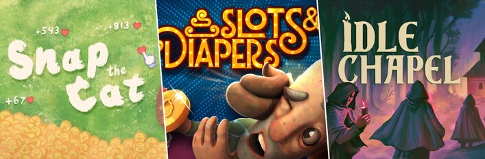 Snap the Cat x Slots & Diapers x Idle Chapel