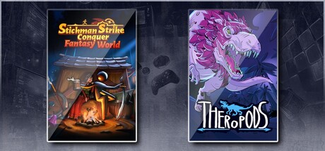 Stickman Strikes: Conquer Fantasy World & Theropods