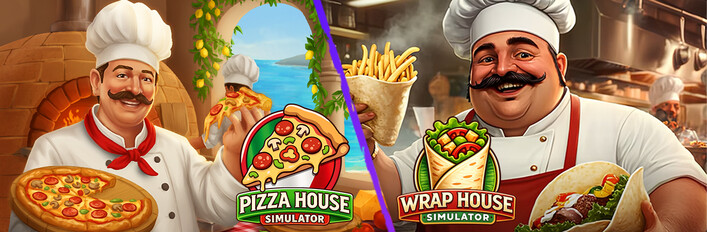 🌯Wrap House & Pizza House Simulator 🍕