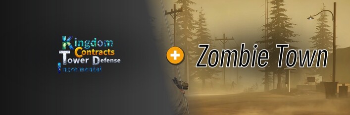 Zombie Town x Kingdom Contracts Tower Defense Incremental