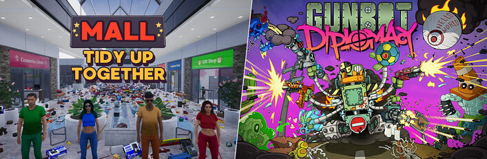 Mall Tidy Up Together - Gunbot Diplomacy