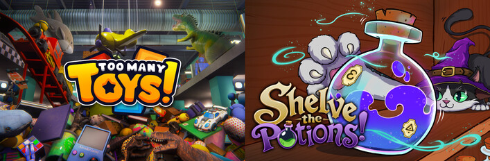 Too Many Toys! x Shelve the Potions!