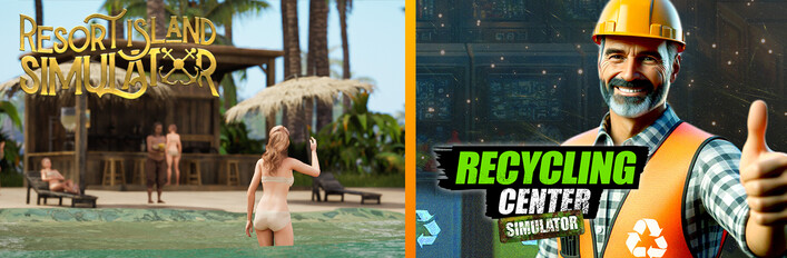 Resort Island x Recycling Center Simulator