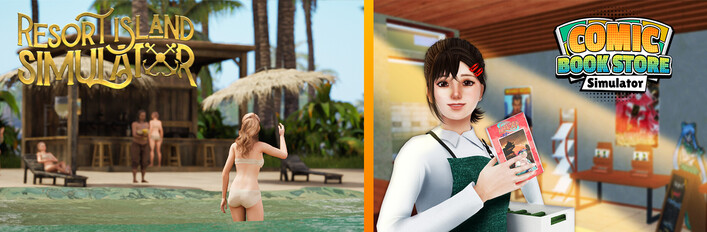 Resort Island x Comic Book Store Simulator