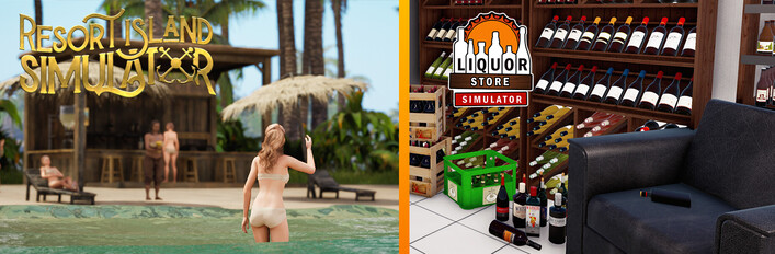 Resort Island x Liquor Store Simulator