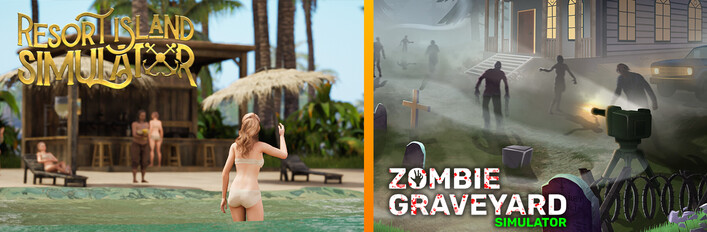 Resort Island x Zombie Graveyard Simulator