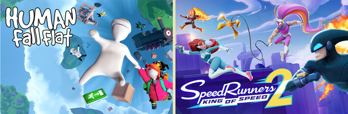 SpeedRunners 2 x Human Fall Flat