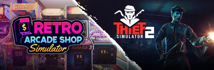 Retro Arcade Shop Simulator x Thief Simulator 2