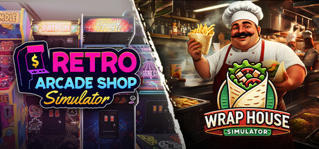 Retro Arcade Shop Simulator x Wrap House Simulator