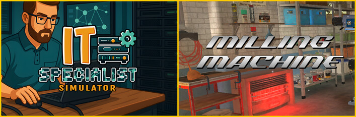 Milling Machine with IT Specialist Simulator